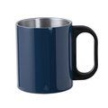 Taza Acero Doble Pared con Original asa PP Negra Mar