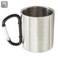 Taza Acero Inox 175ml con Mosquetón NE