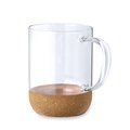 Taza Borosilicato/Corcho 450ml