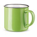 Taza de cerámica de 340 ml Verde Claro