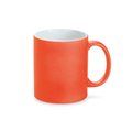 Taza de cerámica 350 mL neón Naranja