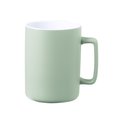 Taza Cerámica Bicolor Asa Recta 420ml