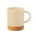 Taza Cerámica/Corcho 350ml Colores Natu