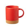 Taza Cerámica/Corcho 350ml Colores Roj