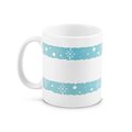 Taza cerámica de estampado navideño 350 mL con caja