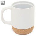 Taza Cerámica Mate 420ml Blanco