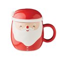 Taza Cerámica Papá Noel 370ml Rojo