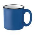 Taza cerámica personalizable vintage de 240 ml Azul Royal