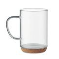 Taza de Cristal 400ml Transparente