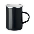 Taza Esmaltada Vintage 550ml Negro