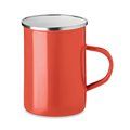 Taza Esmaltada Vintage 550ml Rojo