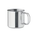 Taza Inox Asa Plegable 330ml Plata