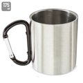 Taza Inox con Mosquetón