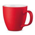 Taza de porcelana mate 450 mL Rojo