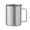 Taza Termo 300ml con Orificio Deslizante Plata