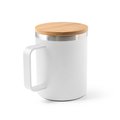 Taza Termo Inox con Tapa 420ml Blanco