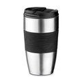 Taza de viaje 410mL con tapa Negro