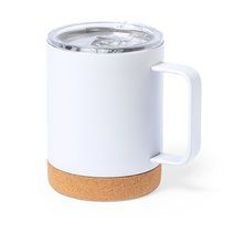 Taza 330ml con Doble Pared y Tapa Bla