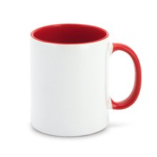 Taza de cerámica 350mL con caja de regalo Rojo