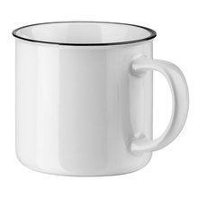 Taza de cerámica de 360ml Blanco