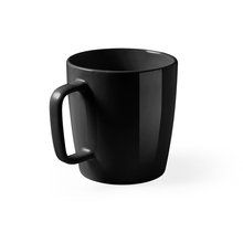 Taza cerámica 450ml brillante Negro