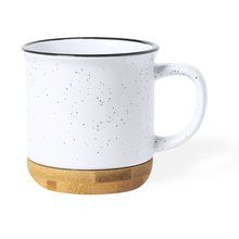 Taza Cerámica con base de Bambú Bla