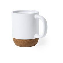 Taza cerámica con base de corcho natural Bla