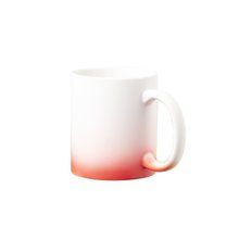 Taza Cerámica Degradé 350ml Sublimación Rojo