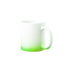 Taza Cerámica Degradé 350ml Sublimación Verde