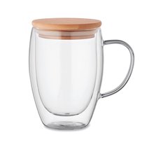 Taza Doble Pared 300ml Transparente