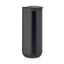 Taza Doble Pared Antifugas 330ml Negro