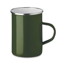 Taza Esmaltada Vintage 550ml Verde