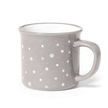 Taza Navideña Vintage 280ml Gris