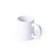 Taza pequeña blanca personalizable Blanco