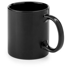 Taza personalizable en vivos colores de 370ml Negro