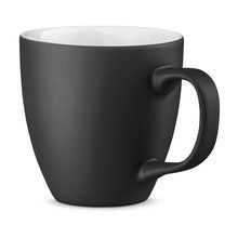 Taza de porcelana mate 450 mL Negro