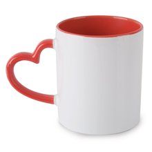 Taza Sublimación Asa Corazón 300ml