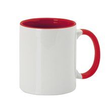 Taza Sublimación Interior Colorido 350ml Rojo