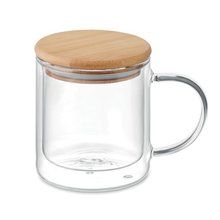 Taza Termo Borosilicato 300ml Transparente