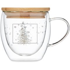 Taza 220ml Doble Pared Navideño | Lateral Derecho