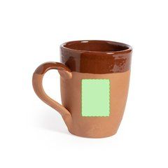 Taza de Barro Artesanal 330ml | Cara A