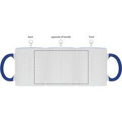 Taza blanca especial sublimación con interior a color 300 ml | Circunferencia