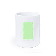 Taza Cerámica 480ml Asa Bambú | Area 4 | 35 x 60