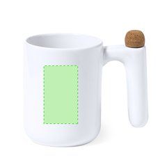 Taza Cerámica 500ml con Agitador | Cara A | 35 x 60