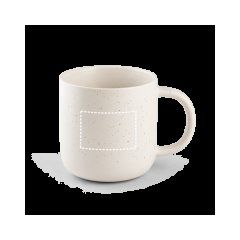 Taza cerámica 90mL rústica | Cuerpo lateral | 30 x 20