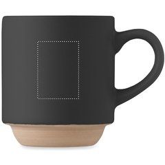 Taza de cerámica diseño | Lateral Derecho | 25 x 35