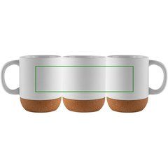 Taza Cerámica Mate 420ml Base Corcho Extraíble | Ambos