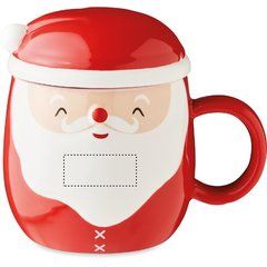 Taza Cerámica Papá Noel 370ml | Lateral Derecho