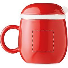 Taza Cerámica Papá Noel 370ml | Lateral Izquierdo