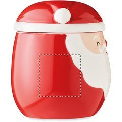 Taza Cerámica Papá Noel 370ml | OPPOSITE OF HANDLE